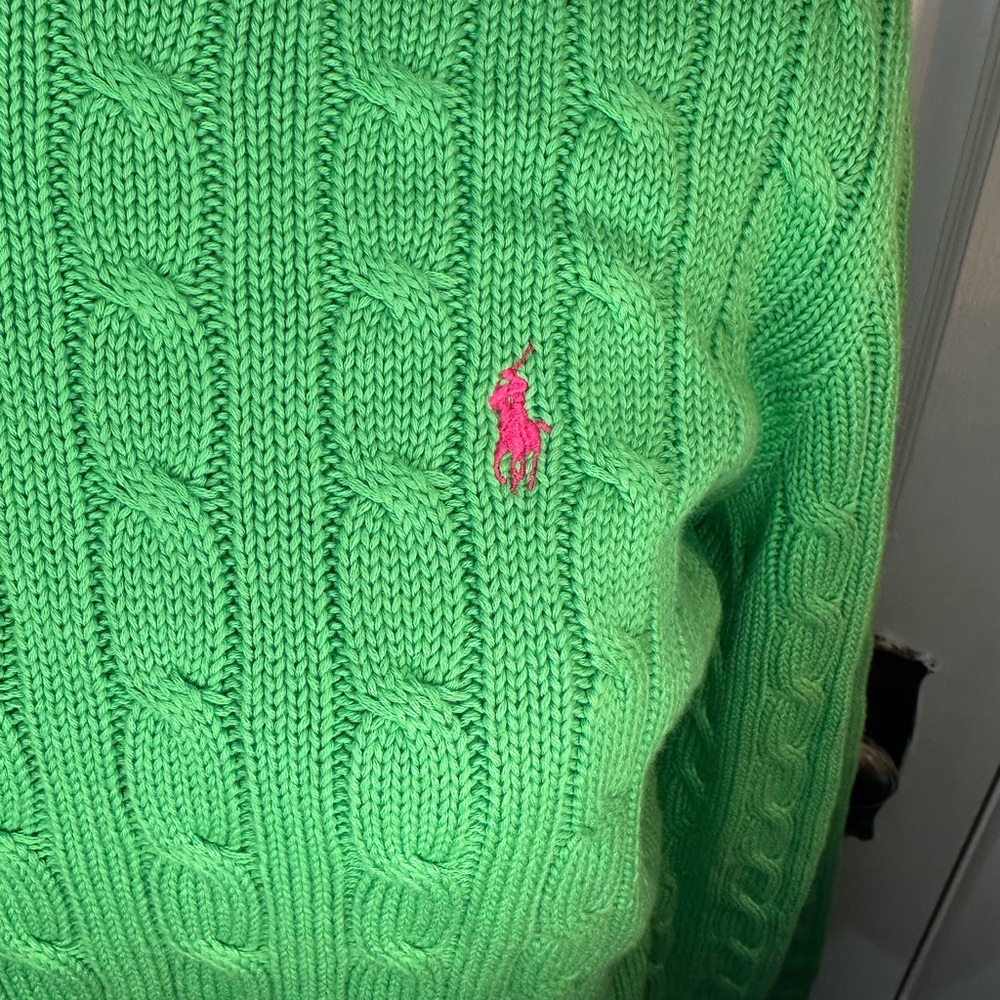 Ralph Lauren Cable Knit Crew neck Sweater - Picture 3 of 6